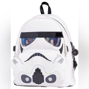 Disney Loungefly Star Wars Stormtrooper Lenticular Mini Backpack NWT​